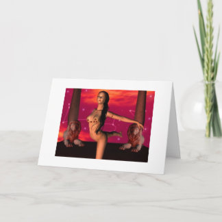 Carte ~ Lion de joyeux anniversaire de zodiaque