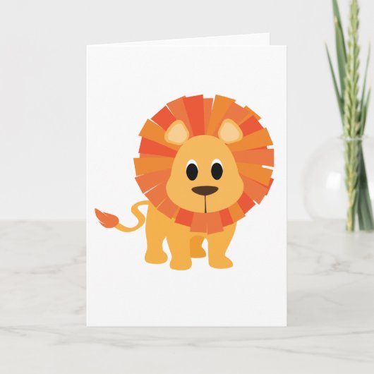 Carte Lion doux (Devant)