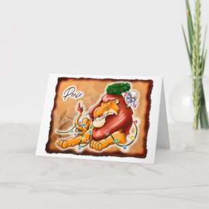 Carte LION & LAMB PEACE (mat) - par Jeff Willis Art