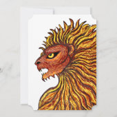 Carte Lion Plat Drapeau Sri Lanka (Dos)