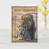 Carte Lions mâles (Fleur jaune)