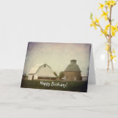 Carte L'Iowa cultivant, joyeux anniversaire ! (Fleur jaune)