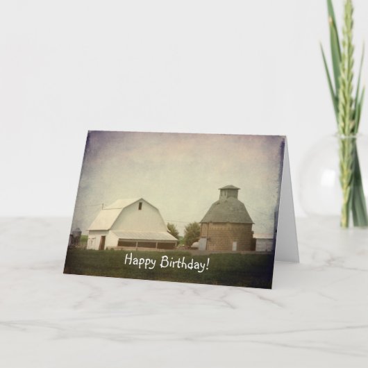 Carte L'Iowa cultivant, joyeux anniversaire ! (Devant)