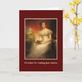 Carte Lire Jane Austen (Fleur jaune)