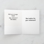 Carte Lire les mots de la retraite ! - Ajouter une image (Intérieur)