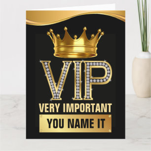 Carte LIRE : VOUS Nommez-le VIP