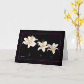 Carte Lis de Muscadet horizontaux (Fleur jaune)