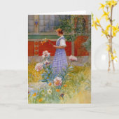 Carte Lisbeth avec des pivoines (Fleur jaune)