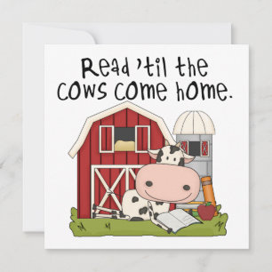 Carte Lisez "Jusqu'à ce que les vaches rentrent chez ell