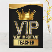 Carte Lisez: Vous le nommez VIP (Fleur jaune)