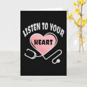 Carte Liste de l'art de la loi stéthoscope (Fleur jaune)