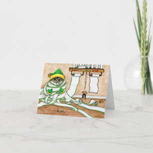 Carte Liste personnalisée de Père Noël méchant ou gentil