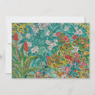 Carte Lit à fleurs   Louis Valtat