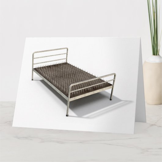 Carte Lit De Nails Isolé (Devant)