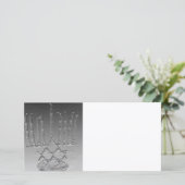 Carte Lite les bougies de Chanukah (Debout devant)