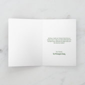 Carte Litha Summer Solstice Floral Honey Bee Sunflower (Intérieur)