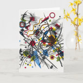 Carte Lithographie pour Vierte Bauhausmappe de Kandinsky (Fleur jaune)