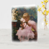 Carte Little Angels (Fleur jaune)