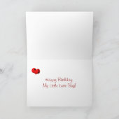 Carte Little Birthday Love Bug (Intérieur)