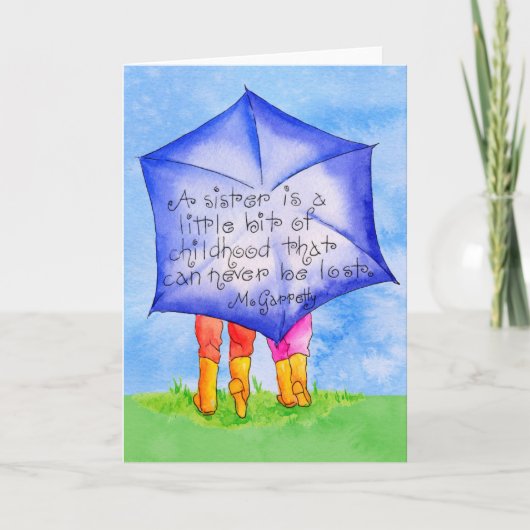 Carte Little Bit of Childhood - Greeting Card (Devant)