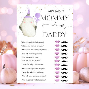 Carte Little Boo est presque dû jeux de Baby shower