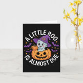 Carte Little Boo Est Presque Dû Mignonne Grossesse Hallo (Fleur jaune)