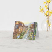 Carte Little Cafe in Japan Note Card (Fleur jaune)