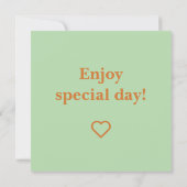 Carte Little Cat, happy Birthday (Dos)