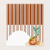Carte Little Citrouille Fall Blond Place (Outside Unfolded)