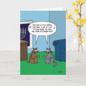 Carte Little Dreidel Chanukah (Fleur jaune)