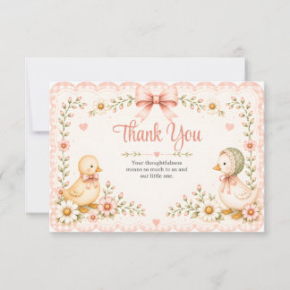 Carte Little Duckling Dreams Thank You Card