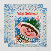 Carte Little Elf Magnet Card (Devant / Derrière)