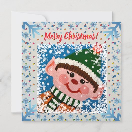 Carte Little Elf Magnet Card (Devant)