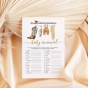 Carte Little Fisherman Baby Animal Match Jeu