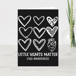 Carte Little Hearts Chd Disease Awareness Heart Warrior 