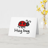 Carte Little Hug Bug (Fleur jaune)