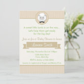 Carte Little Lamb Baby shower Invitation 5x7 (Debout devant)