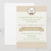 Carte Little Lamb Baby shower Invitation 5x7 (Devant / Derrière)