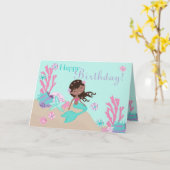 Carte Little Mermaid Card 2C AA (Fleur jaune)