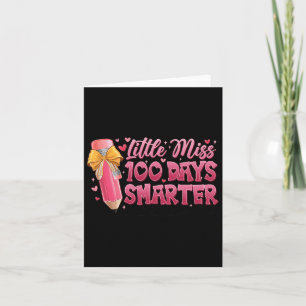 Carte Little Miss 100 Jours Smarter Pencil 100ème Jour S