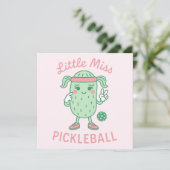 Carte Little Miss Pickleball (Debout devant)