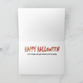 Carte Little Red Riding Hood on Halloween (Intérieur)