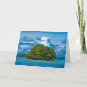 Carte Little Rock Islet Entouré D'Océan