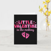 Carte Little Valentine In The Making Valentine's Day Pre (Fleur jaune)