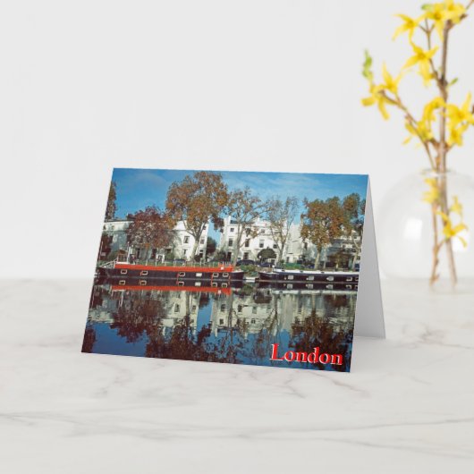 Carte Little Venice, Londres (Fleur jaune)