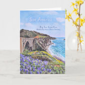 Carte Littoral de Big Sur (Fleur jaune)