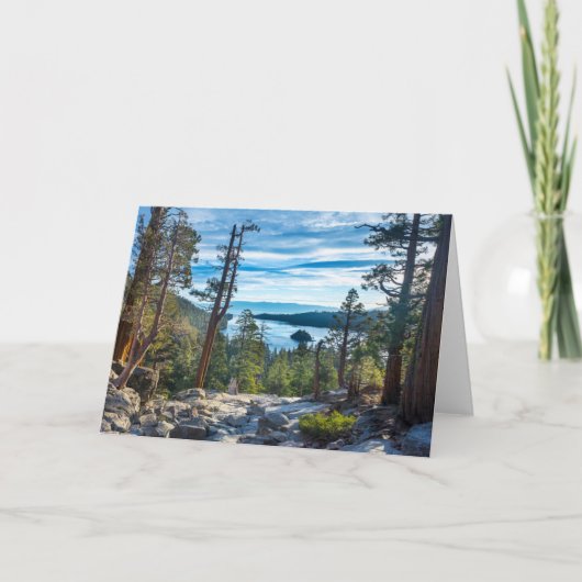 Carte Littoral | Emerald Bay, Lake Tahoe, Californie (Devant)