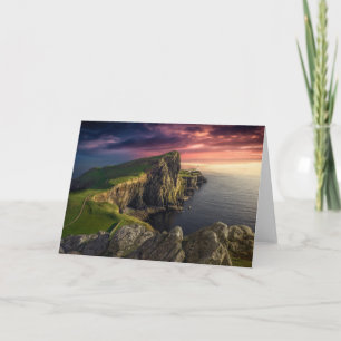 Carte Littoral Île de Skye, Écosse