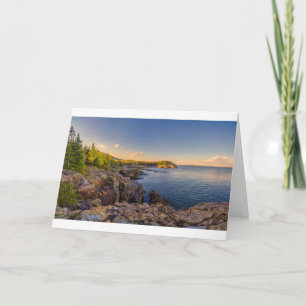 Carte Littoral Parc national Acadia, Schooner Head