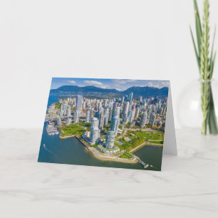 Carte Littoral Vancouver, Colombie-Britannique, Canada